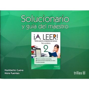 Libro A Leer! 2, Secundaria: Solucionario y Guia del Maestro, Humberto Cueva Garcia, ISBN ...